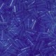 Miyuki Bugle 6mm Beads - Transparent sapphire BGL2-150